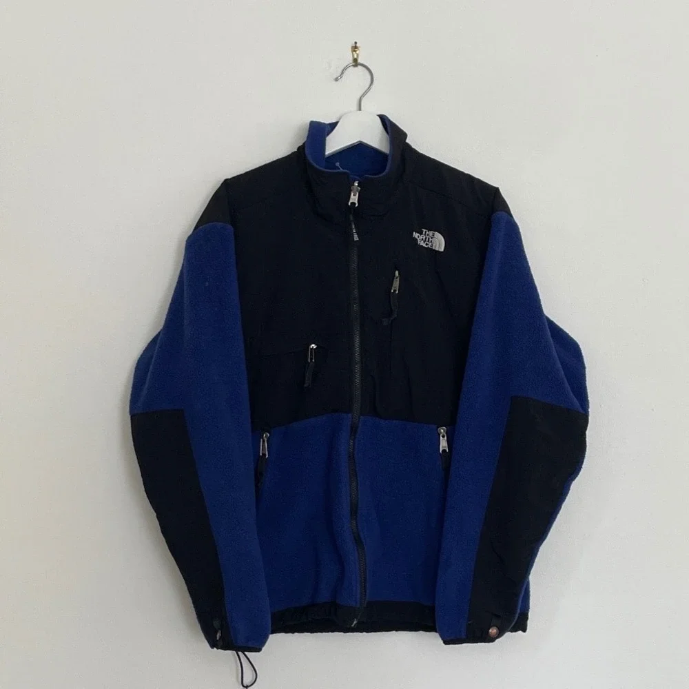 Vintage The North Face Denali Polartec Fleece Jacket Blue Mens Medium Zip Up